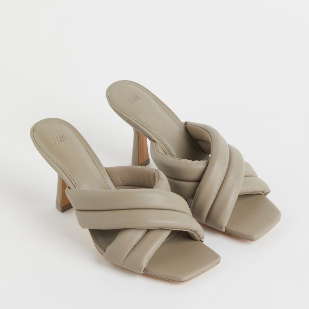 H&M taupe heels